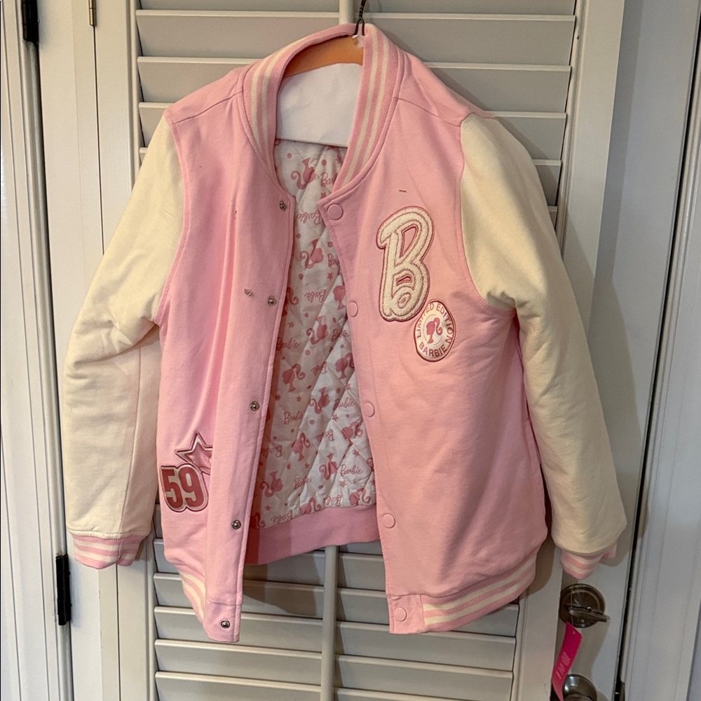 Barbie Pink and Cream Kids Jacket